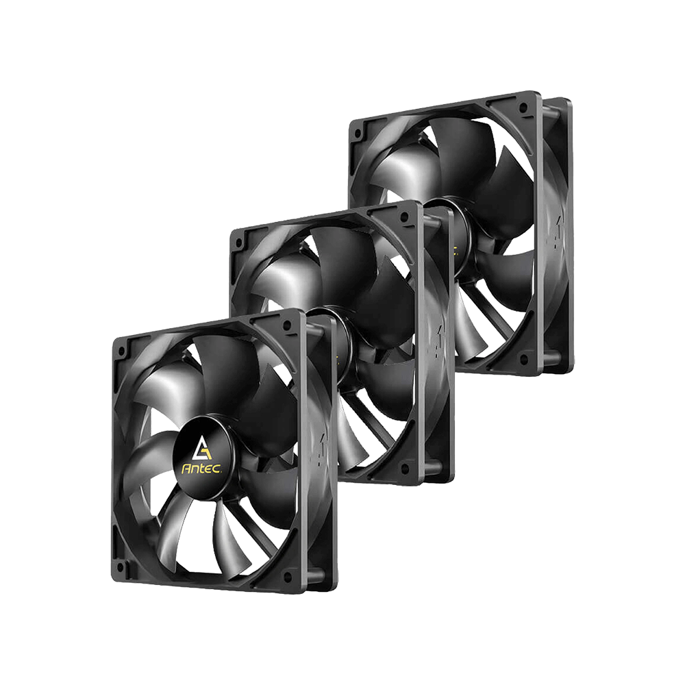 ANTEC N12 120MM BLACK FANS – FAN KIT
