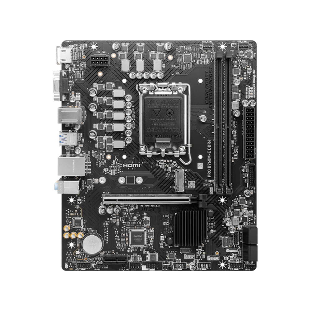MSI PRO B760M-E MOTHERBOARD
