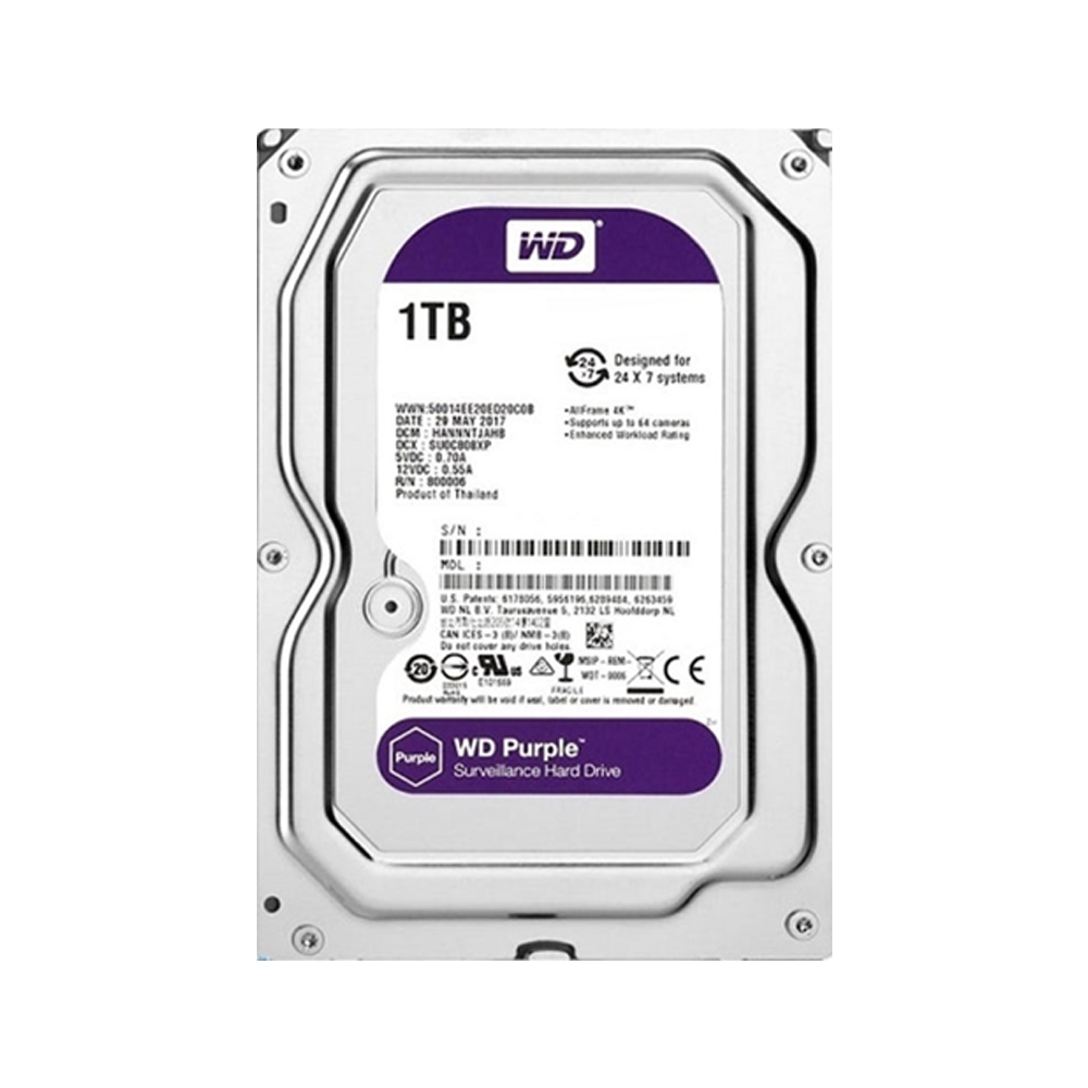WD PURPLE 2TB HARD DISK